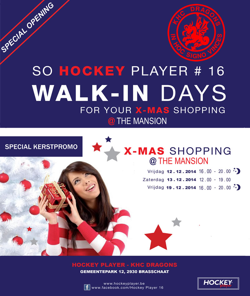 Hockey Player x-mas shopping
